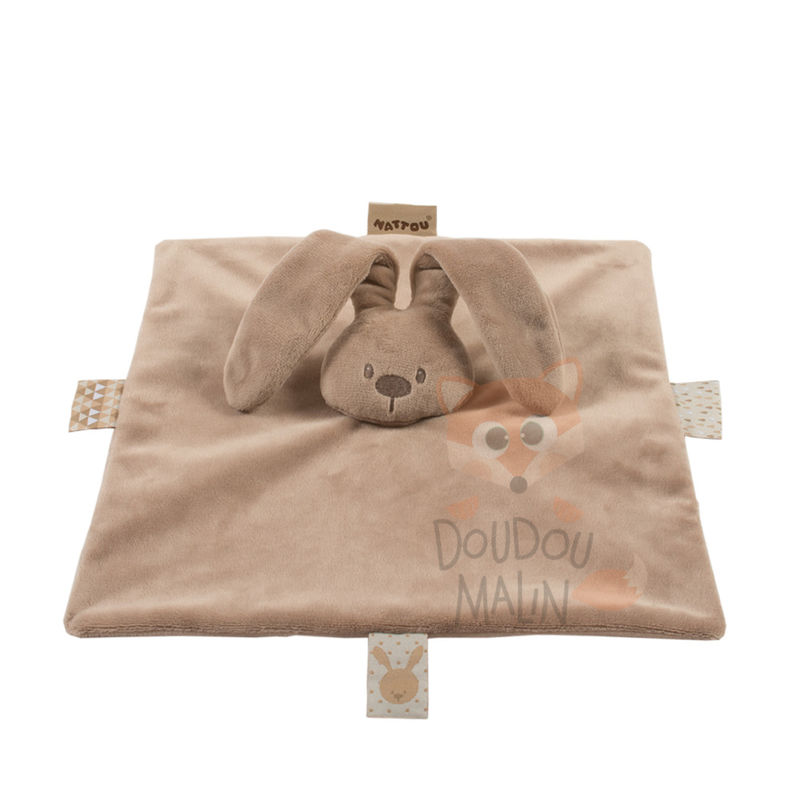  lapidou baby comforter rabbit brown 